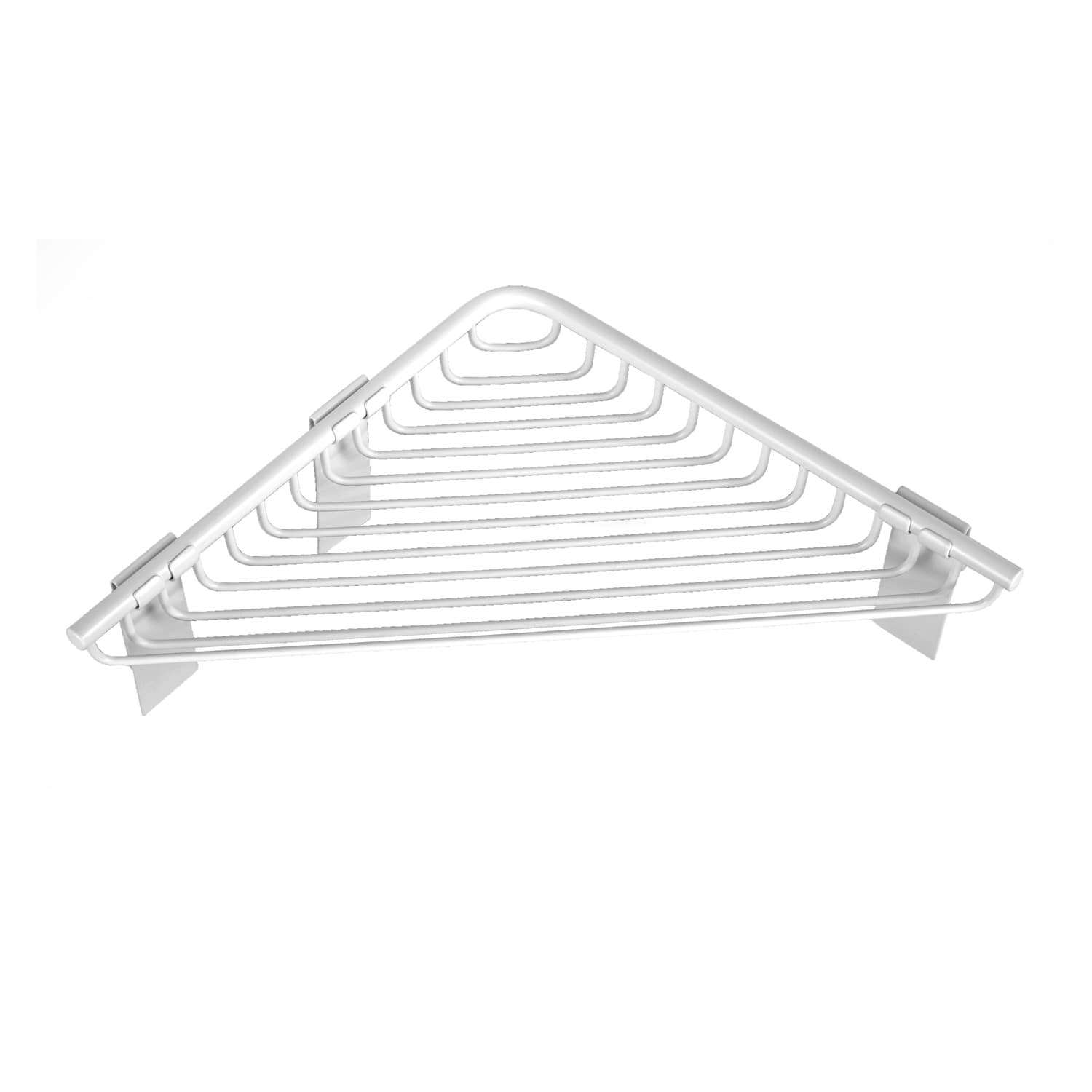 Γωνιακό καλάθι σχαρωτό Karag Reti 963666 Ματ Λευκό 21×21×3cm