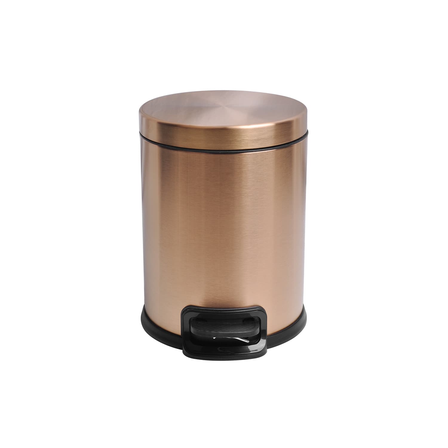 Χαρτοδοχείο με πεντάλ Karag Artemis A10509362 Rose Gold Φ20×26cm