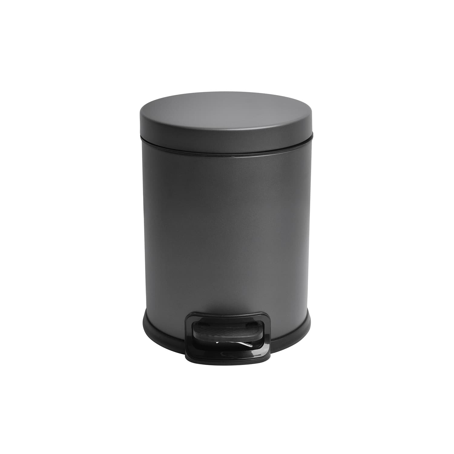 Χαρτοδοχείο με πεντάλ Karag Artemis A10509452 Gun Metal Grey Φ20×26cm