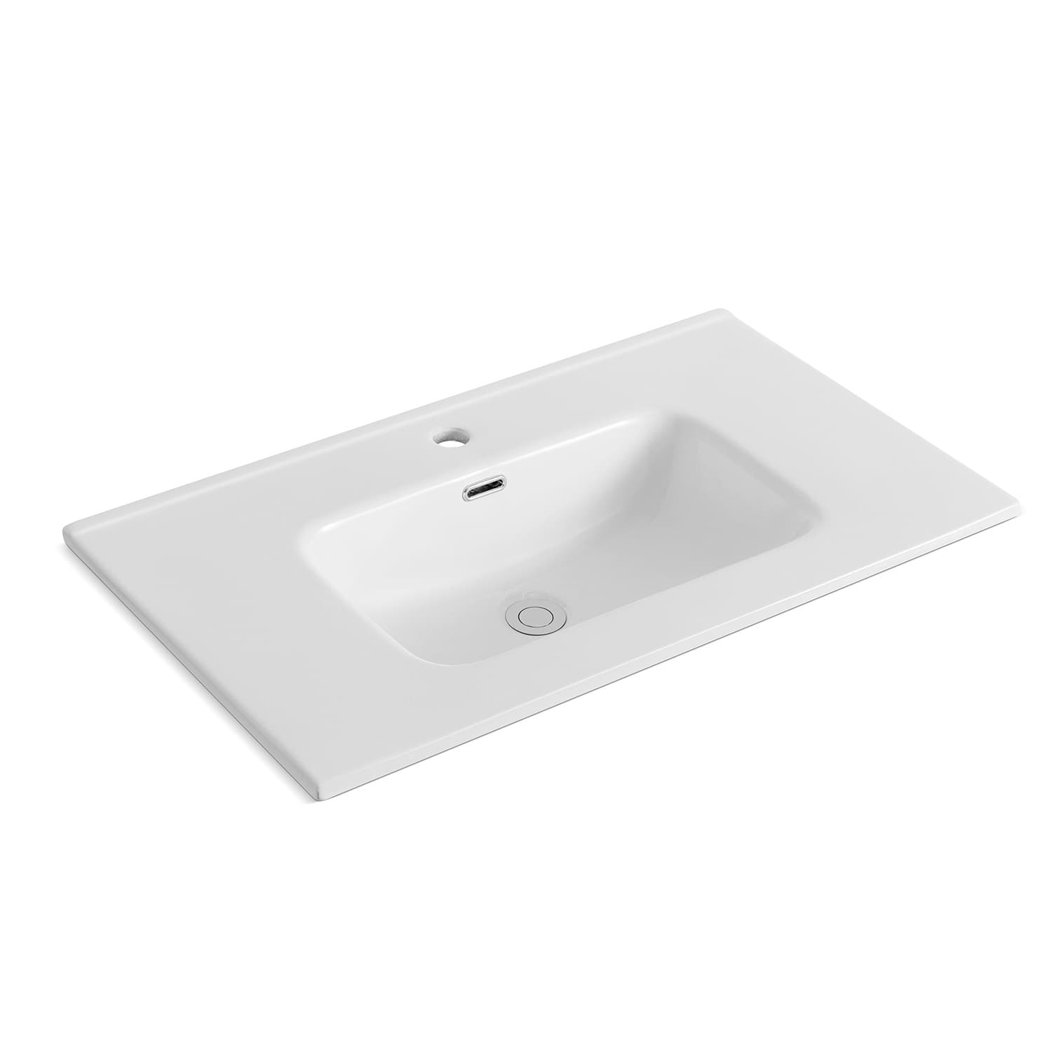 Νιπτήρας επίπλου Karag Versa B75 Λευκό 76×40×17cm