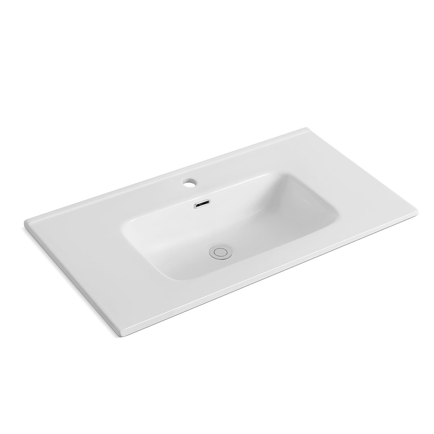 Νιπτήρας επίπλου Karag Versa B90 Λευκό 91×40×17cm