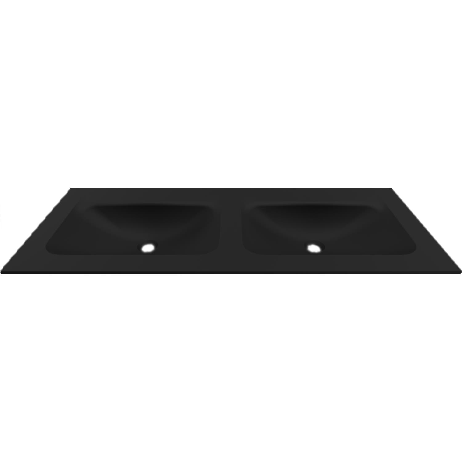 Νιπτήρας επίπλου διπλός Karag Anim BDVIV122BK46 Μαύρο 120,5×46,5×12,3cm