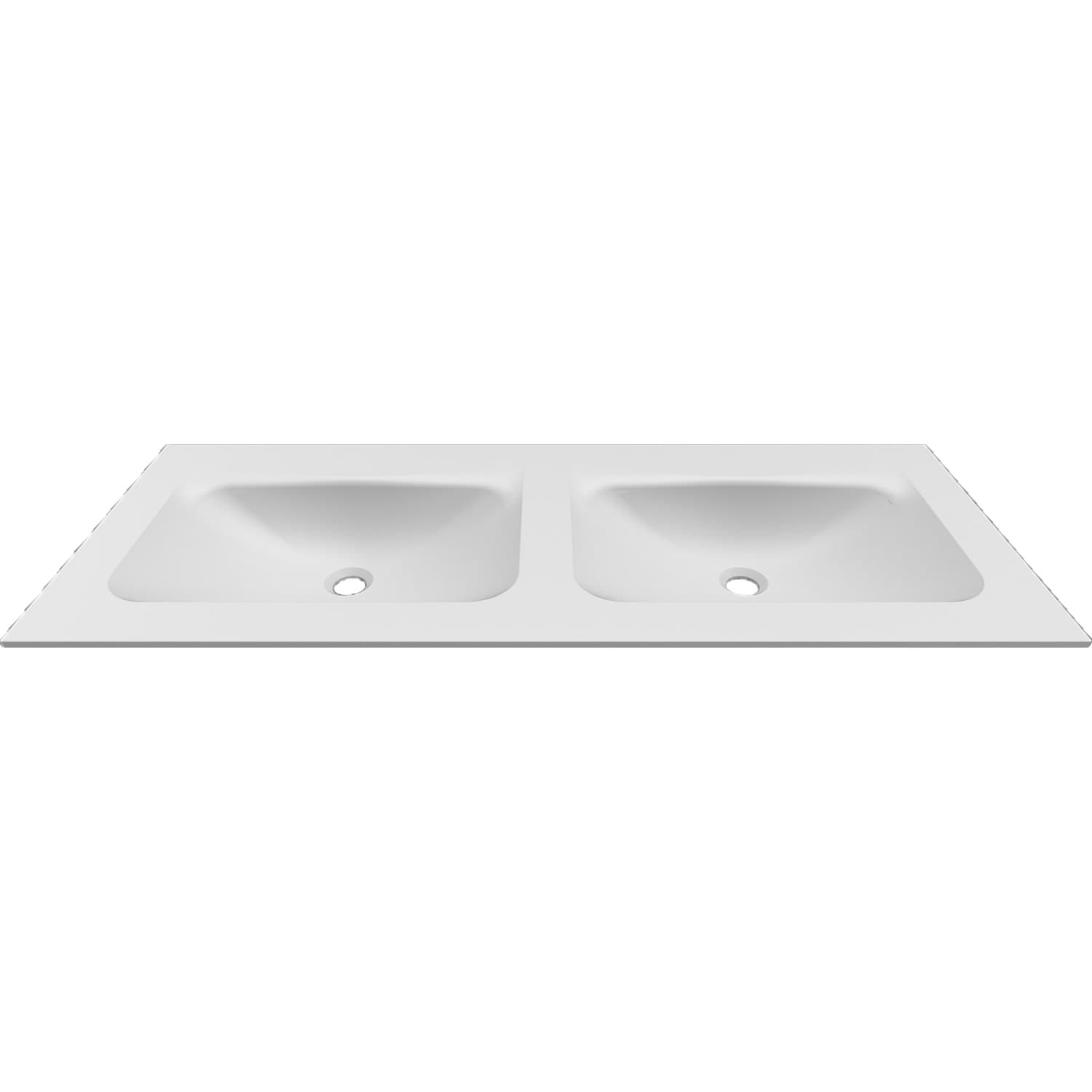 Νιπτήρας επίπλου διπλός Karag Anim BDVIV122WH46 Λευκό 120,5×46,5×12,3cm
