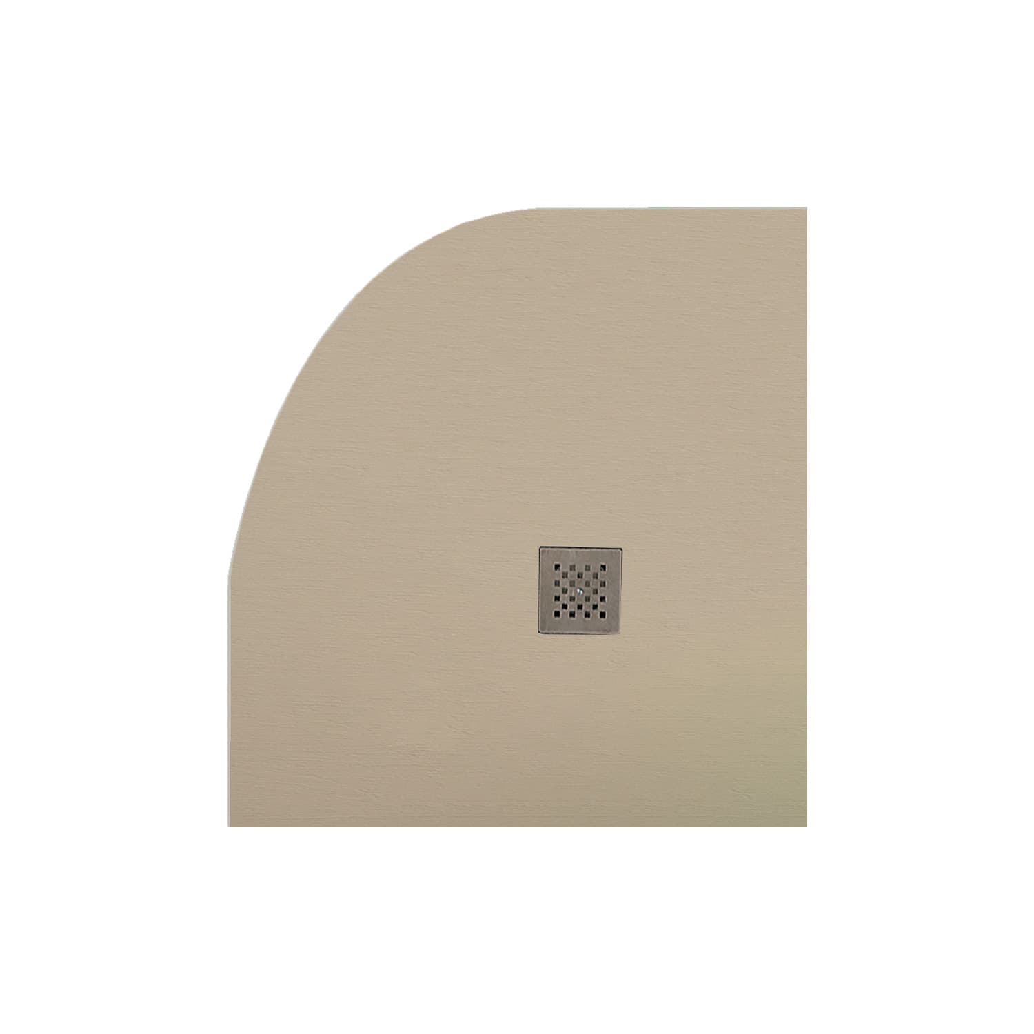 Ντουζιέρα ημικυκλική Karag Classic Bianco 90x90x2,5cm