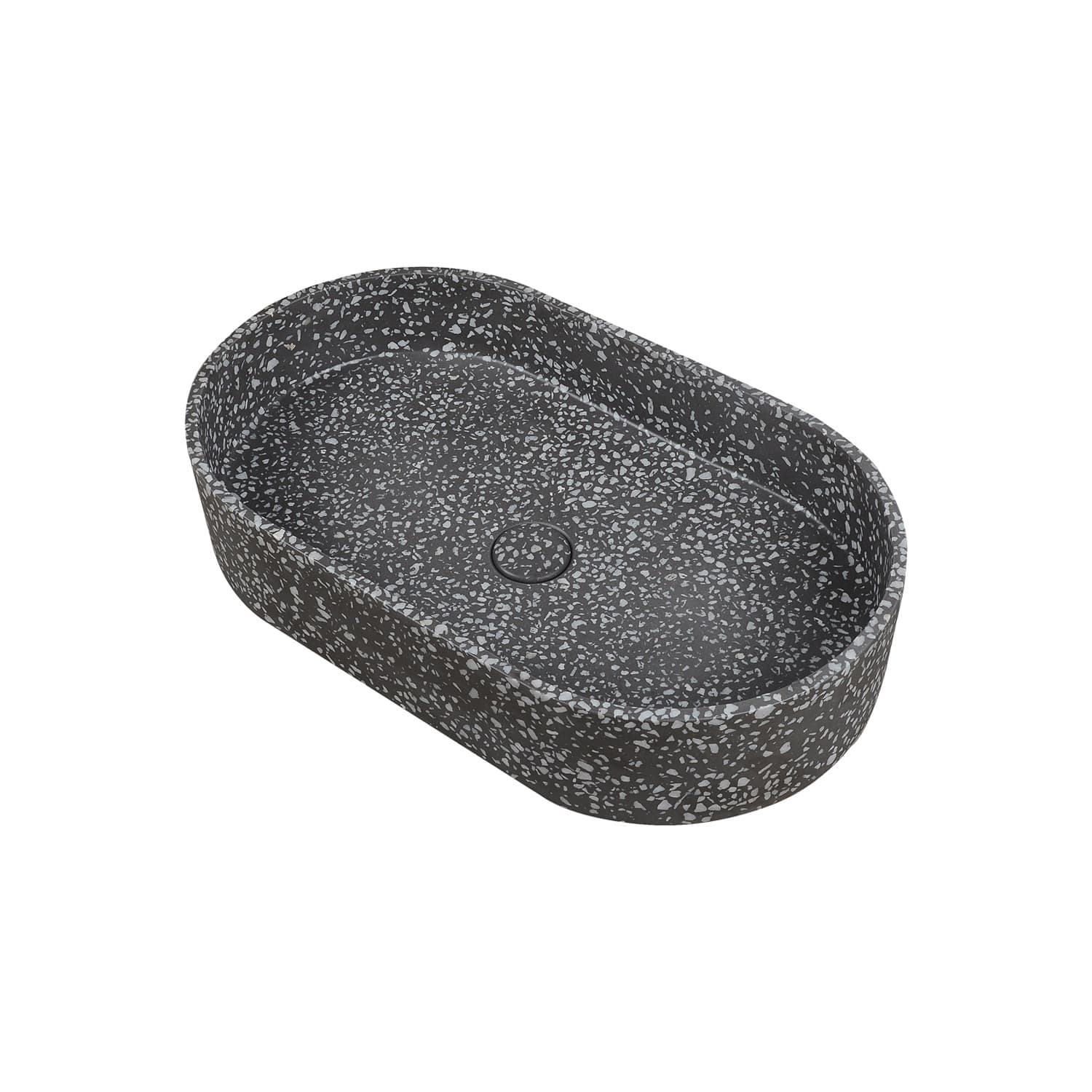 Νιπτήρας επιτραπέζιος με βαλβίδα Karag Linus CS-0010 Volcano 60×35×12cm