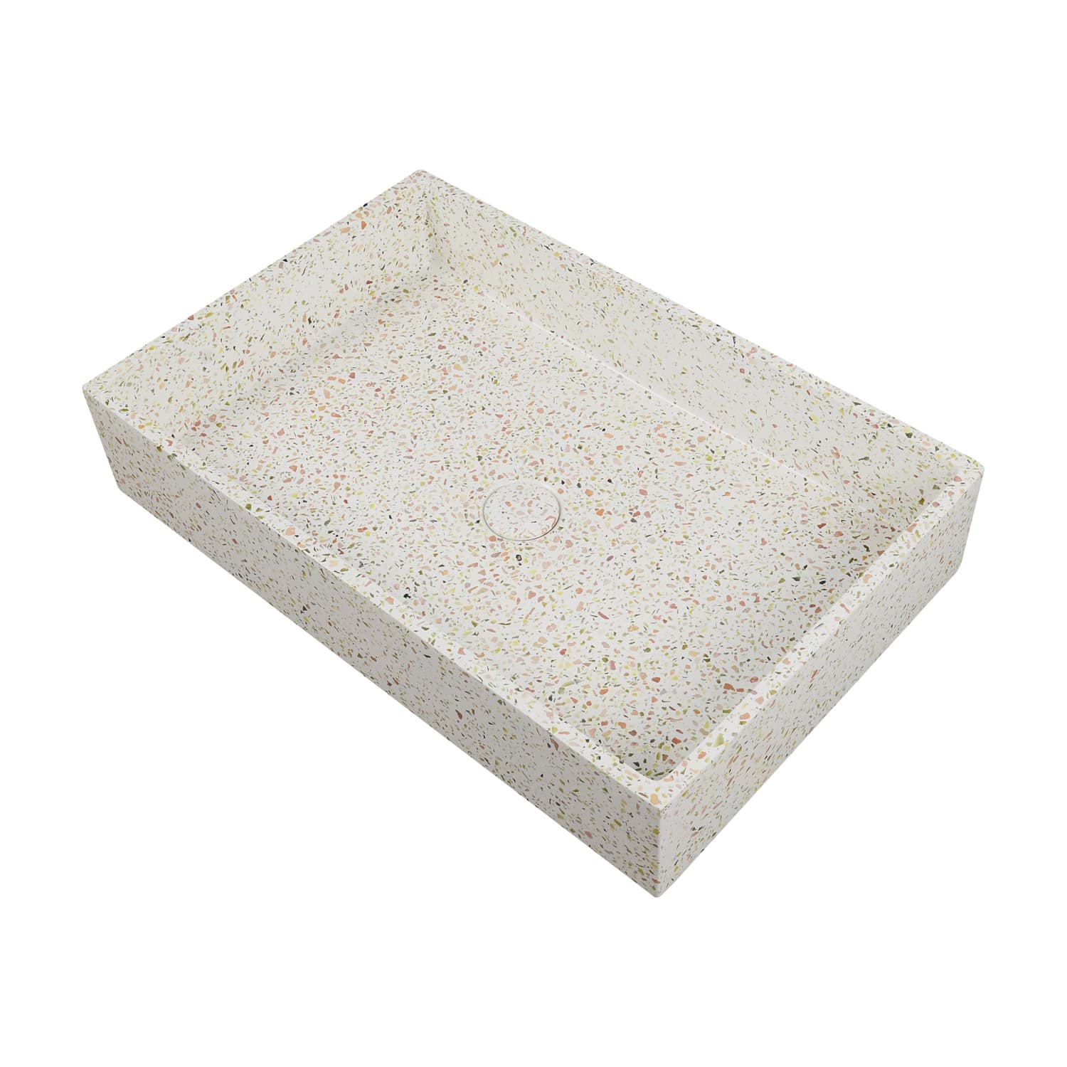 Νιπτήρας επιτραπέζιος με βαλβίδα Karag Dion CS-0069 Fruitcake 60×39×12cm