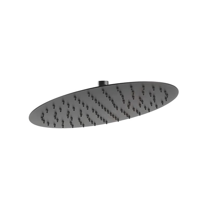 Κεφαλή Ντους Φ30cm Ferro Slim DSN07BL Ματ Μαύρο