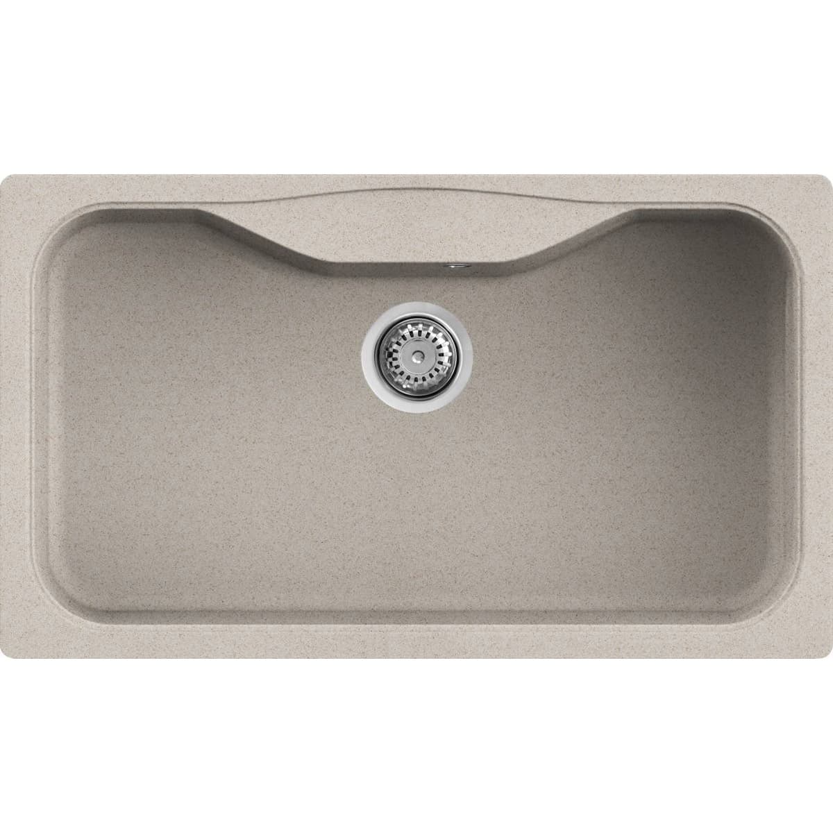 Νεροχύτης κουζίνας γρανιτένιος Elleci Fox 360 Avena 51 86×50 (ένθετος)