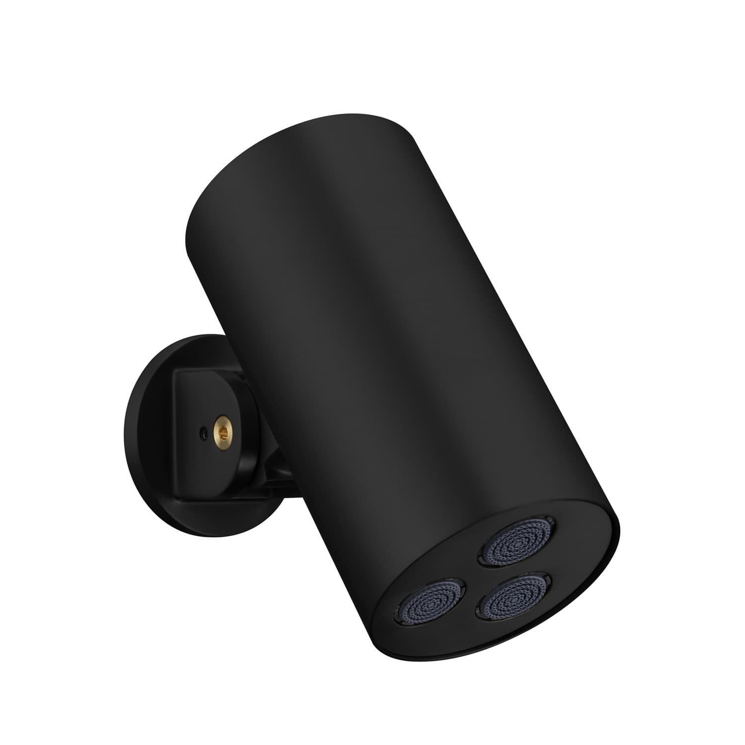 Κεφαλή Ντους Επίτοιχη Karag H34502-31 Ματ Μαύρο Ø8cm