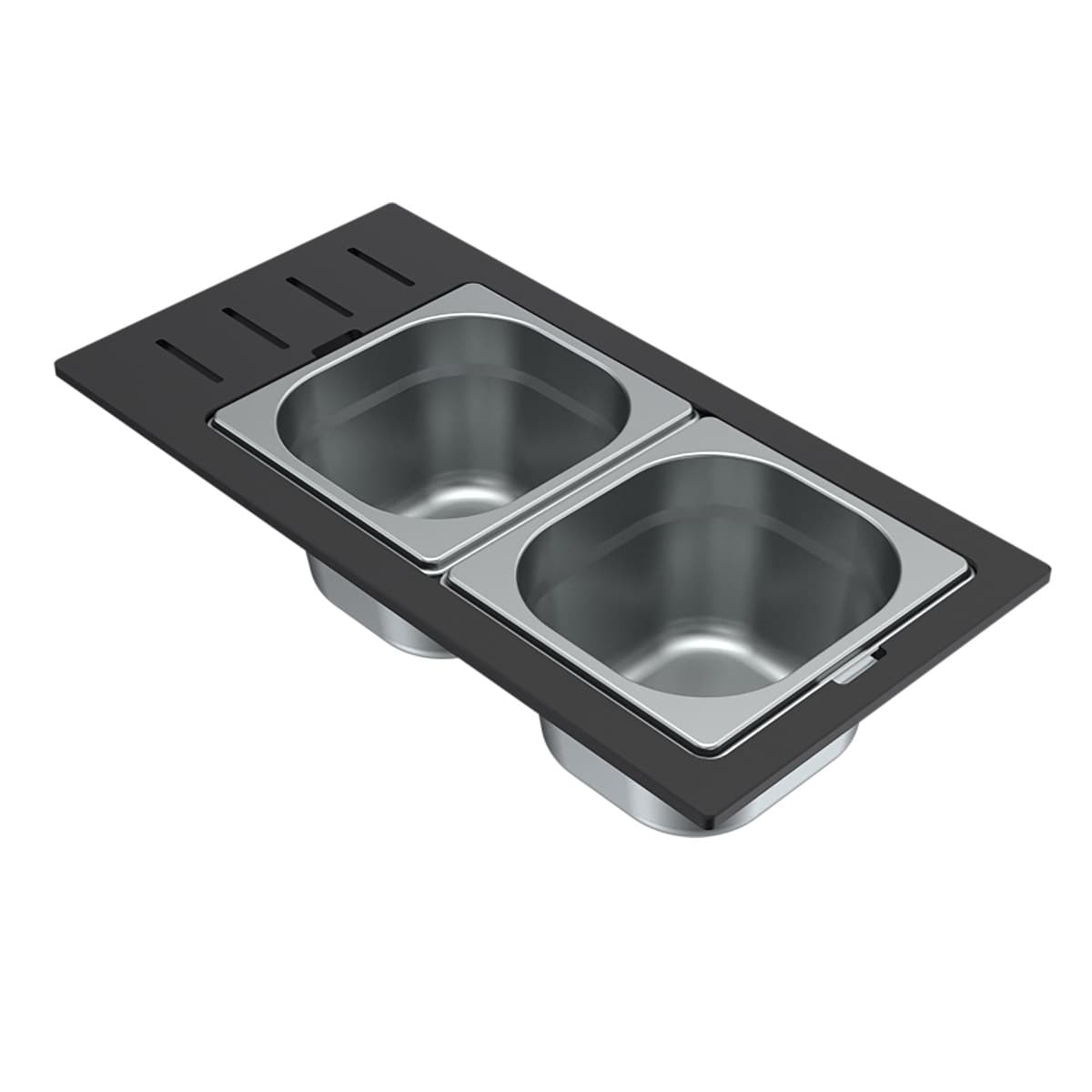 Μπολ νεροχύτη ανοξείδωτο Elleci Sintesi Drain On 1/6 KD012100IN Inox