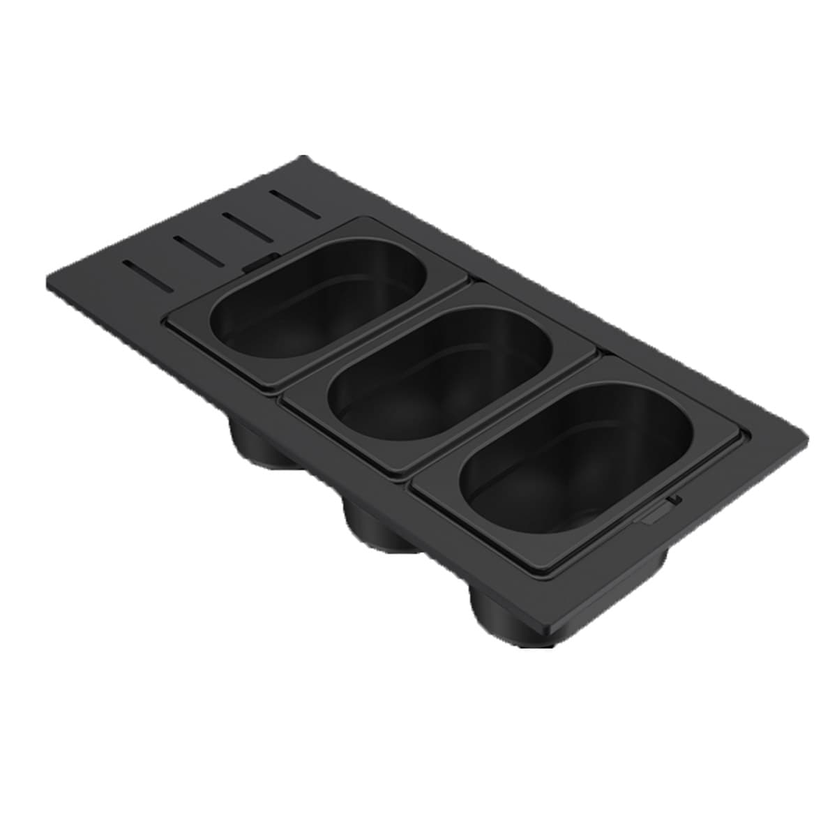 Μπολ νεροχύτη ανοξείδωτο Elleci Sintesi Drain On 1/9 KD013100BK Μαύρο