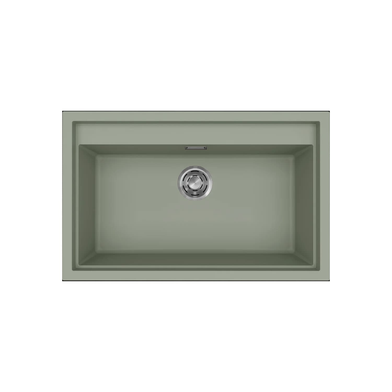 Νεροχύτης κουζίνας γρανιτένιος Elleci Sintesi 130 Sage Green 82 79×50 (ένθετος)