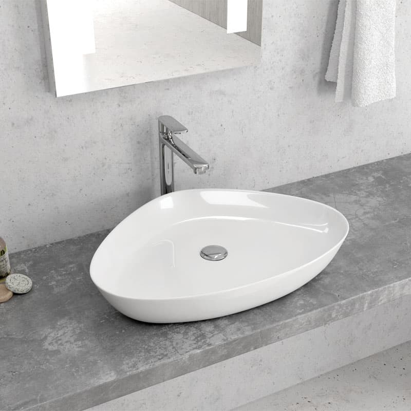 Νιπτήρας επιτραπέζιος Karag LT 1131 Λευκό 59x41