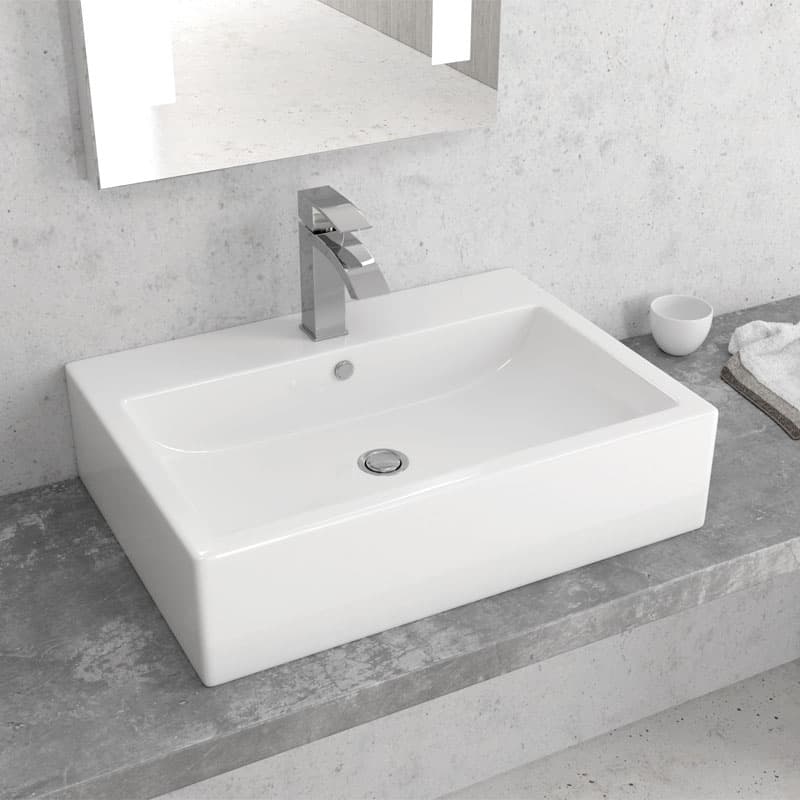 Νιπτήρας επιτραπέζιος Karag LT 2001 Λευκό 61x44