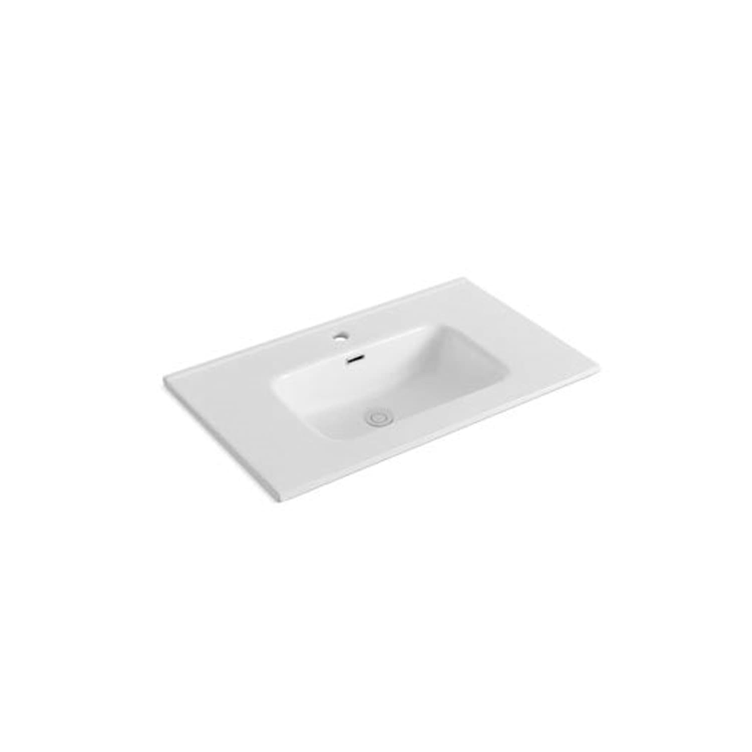 Νιπτήρας επίπλου Karag Leto LT7506-80 Λευκό 81×47×18cm