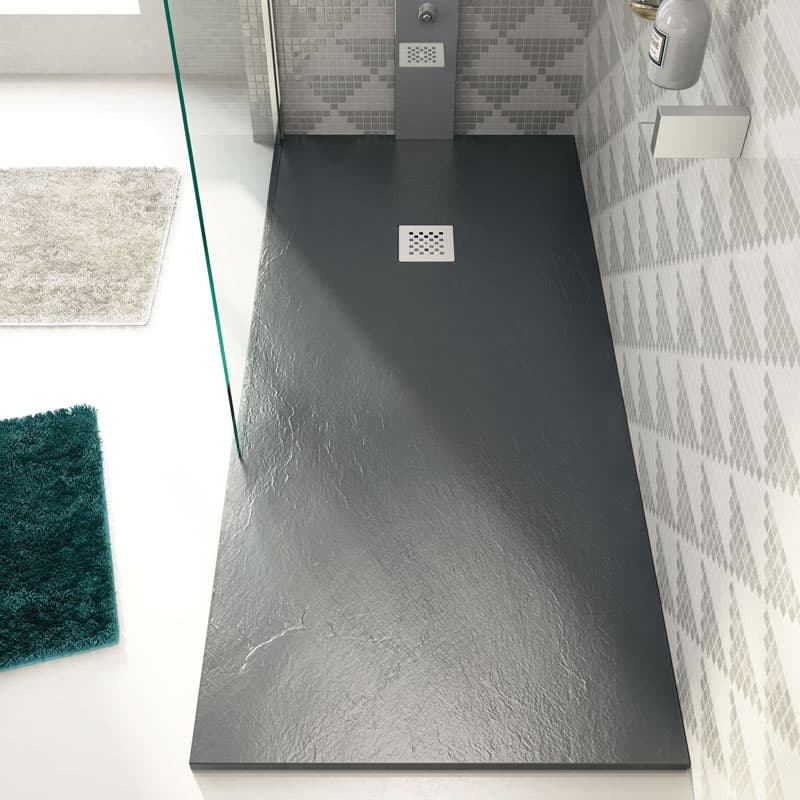 Ντουζιέρα τετράγωνη Karag Pietra Ardesia 80x80x2,5cm