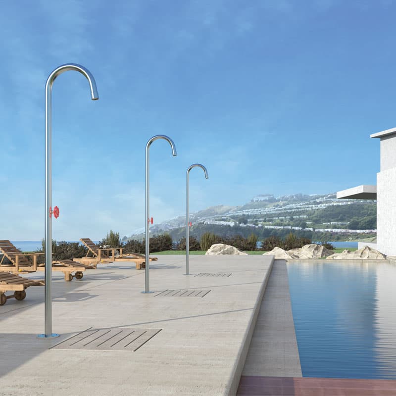 Κολώνα Ντους Εξωτερικού Χώρου Karag Pylon PYLON-IN Inox Σατινέ (μόνο κρύο)