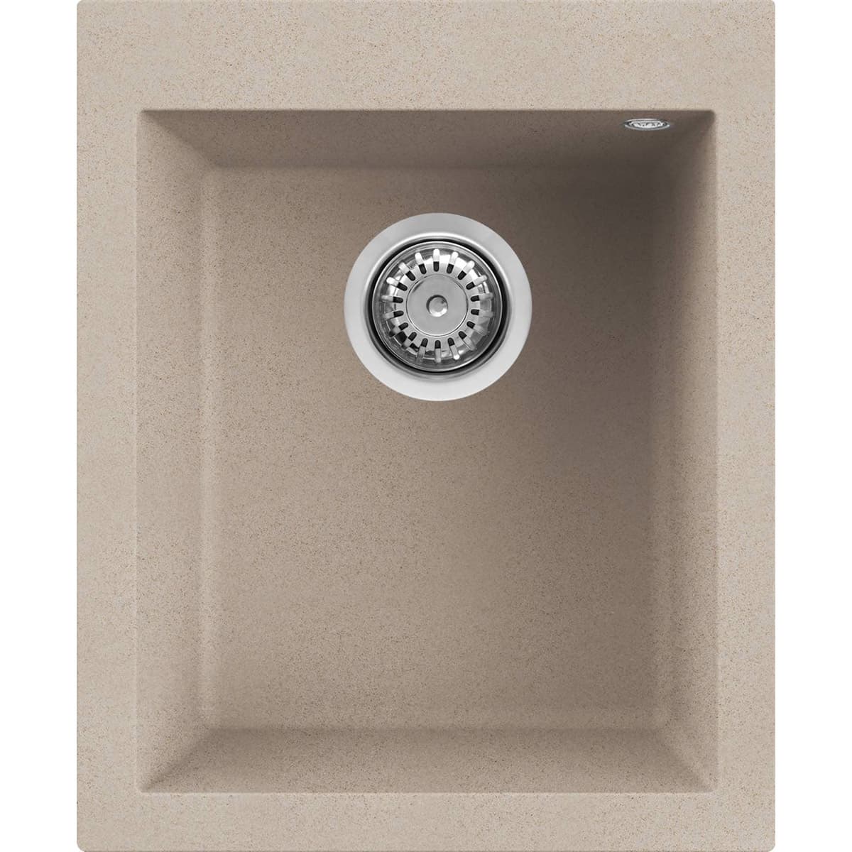 Νεροχύτης κουζίνας γρανιτένιος Elleci Quadra 100 Avena 51 41×50 (υποκαθήμενος & ένθετος)