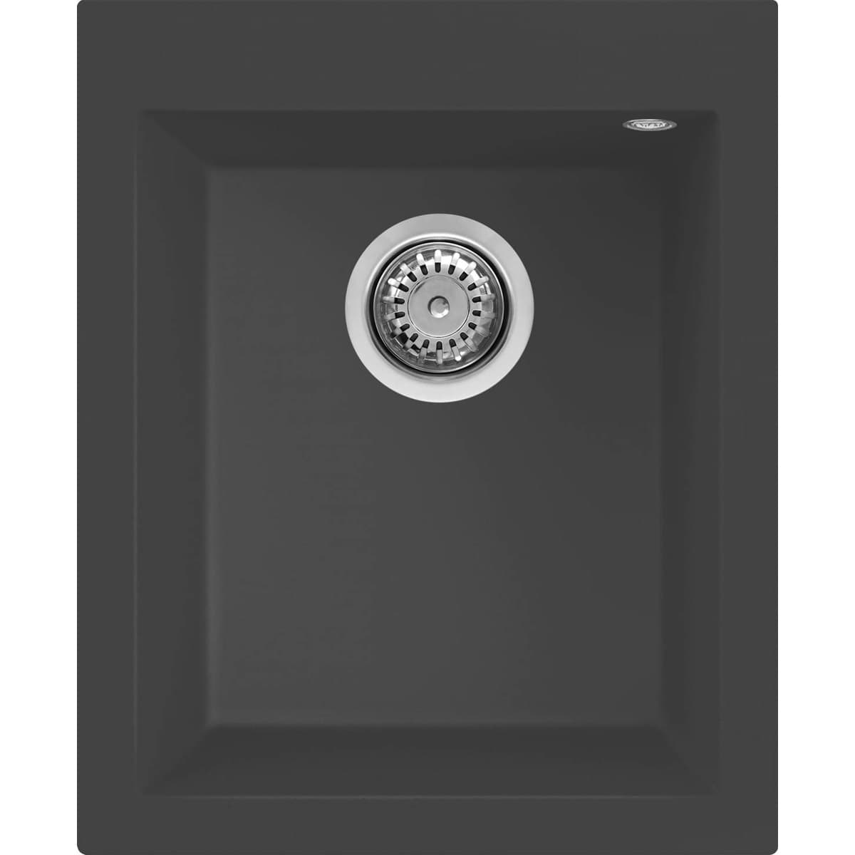 Νεροχύτης κουζίνας γρανιτένιος Elleci Quadra 100 Ghisa 70 41×50 (υποκαθήμενος & ένθετος)