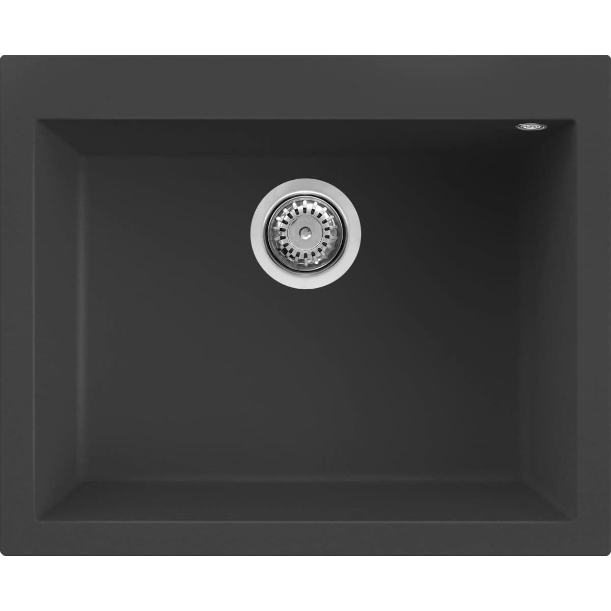 Νεροχύτης κουζίνας γρανιτένιος Elleci Quadra 110 Ghisa 70 61×50 (υποκαθήμενος & ένθετος)