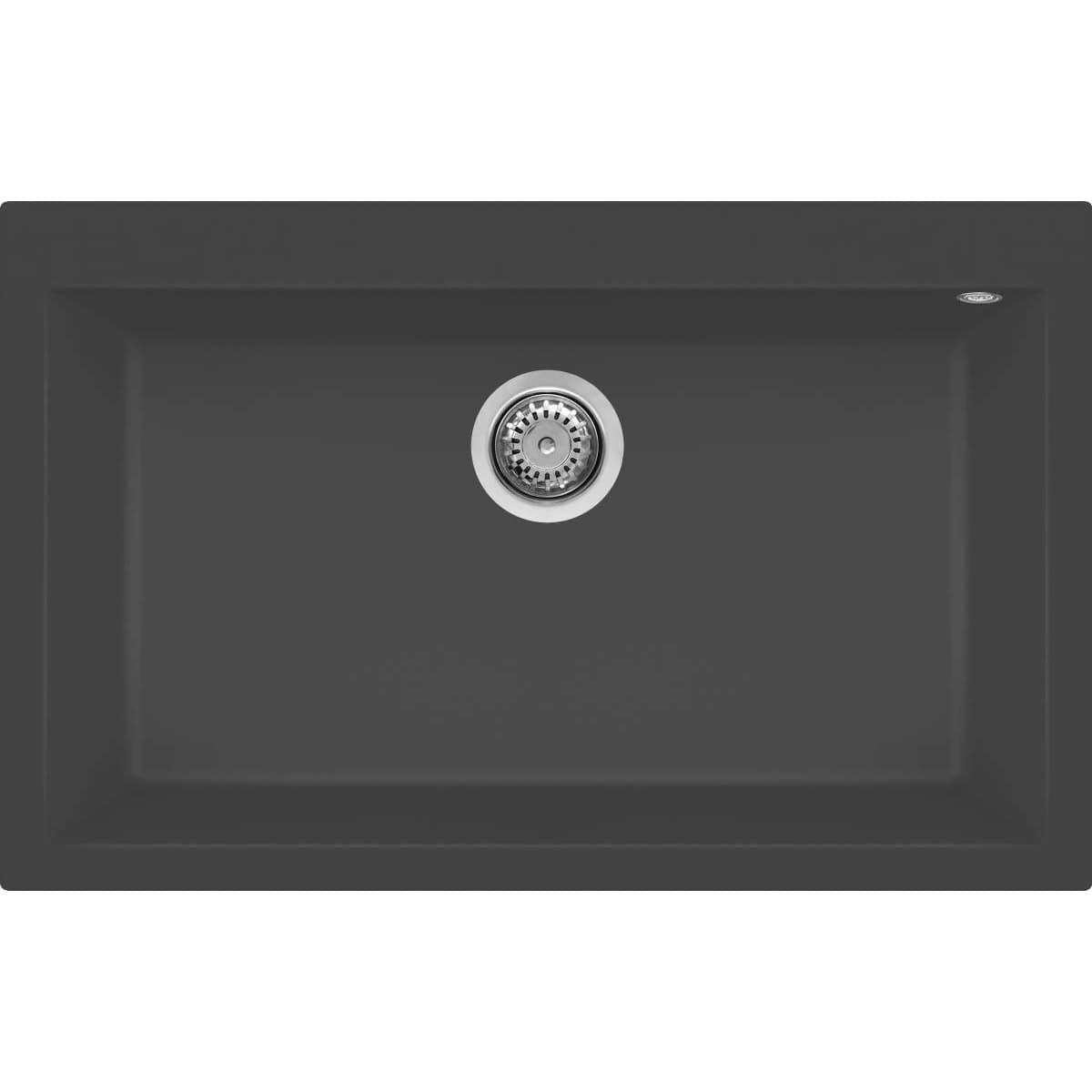 Νεροχύτης κουζίνας γρανιτένιος Elleci Quadra 130 Ghisa 70 79×50 (υποκαθήμενος & ένθετος)
