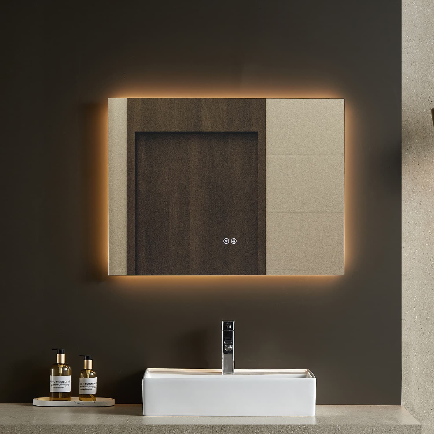 Καθρέπτης μπάνιου με Led Karag Miletos MILE6080 6500K 60x80cm
