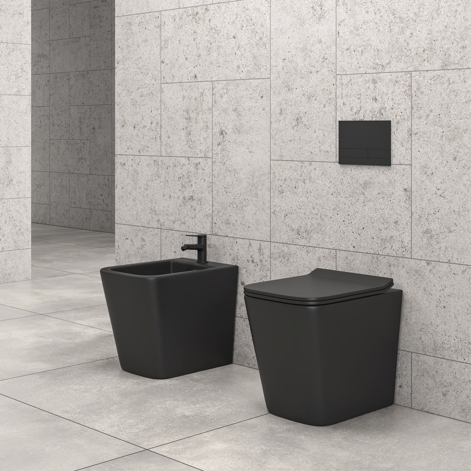 Κάλυμμα λεκάνης soft close slim Karag SLT062D-UQ1-MB Ματ Μαύρο (για LT 062D)