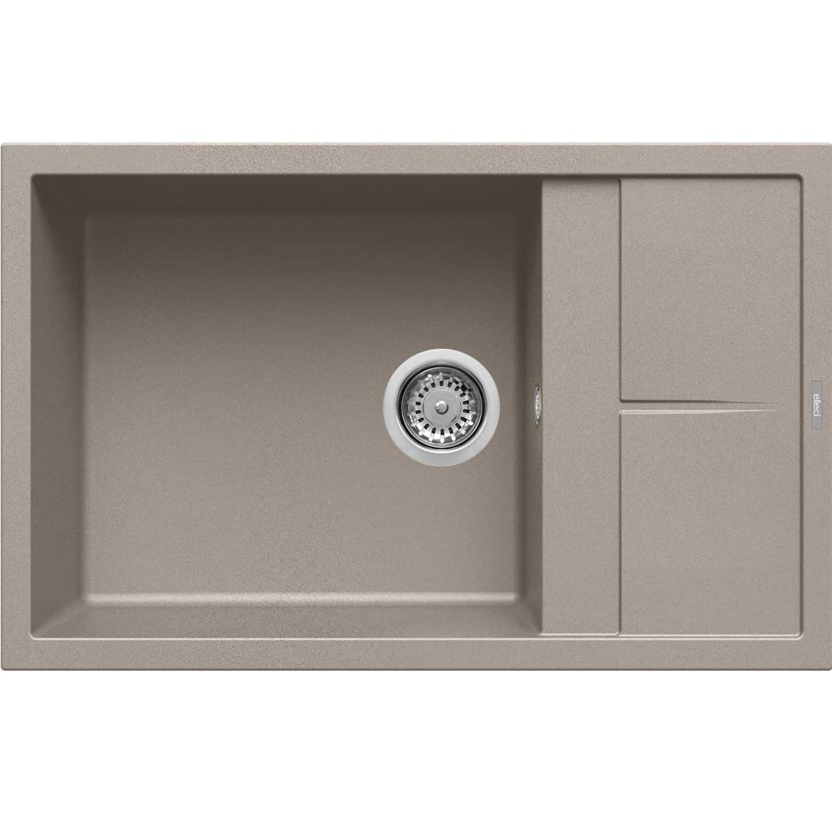 Νεροχύτης κουζίνας γρανιτένιος Elleci Unico 310 Tortora 43 78×50 (ένθετος)