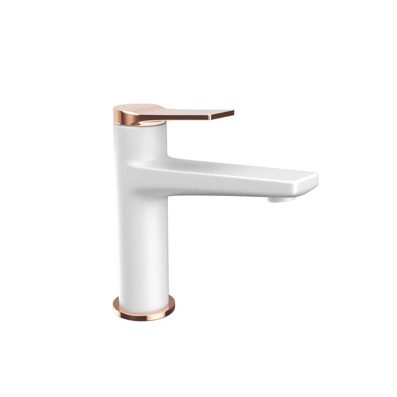 Μπαταρία Νιπτήρος Karag Andare WNW168073PH-RG Ματ Λευκό Rose Gold