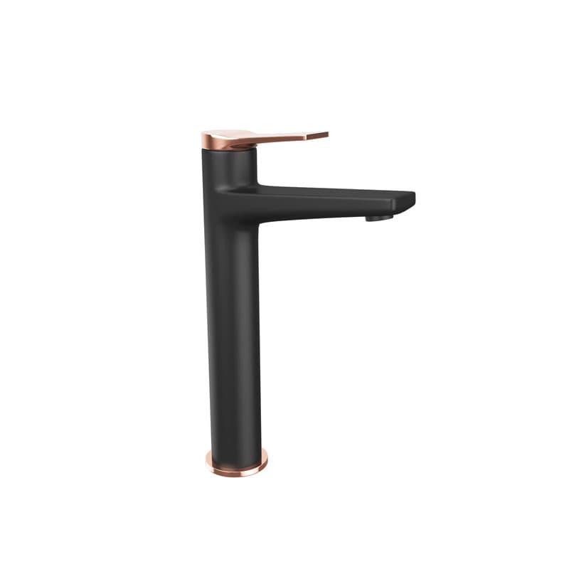 Μπαταρία Νιπτήρος Ψηλή Karag Andare WNW168B73PA-RG Ματ Μαύρο Rose Gold