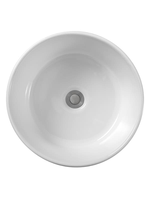 Νιπτήρας επιτραπέζιος Aqualux AL 5118 Λευκό Φ40 - 3