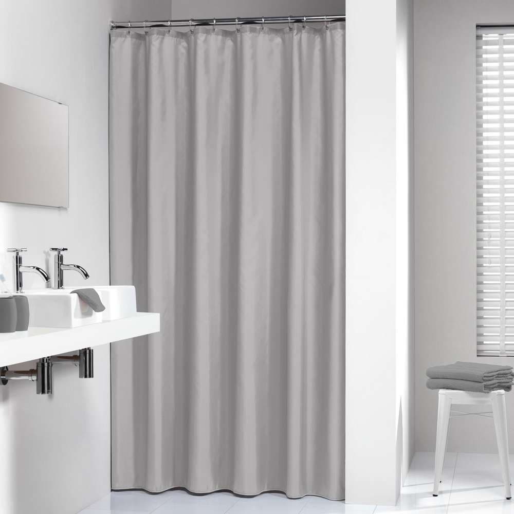 Κουρτίνα Μπάνιου Πλαστική Sealskin Granada 217001311 Ανοιχτό Γκρι 180x200cm