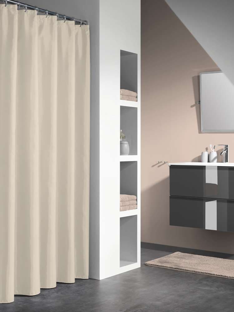 Κουρτίνα Μπάνιου Πλαστική Sealskin Granada 217001360 Μπεζ 180x200cm