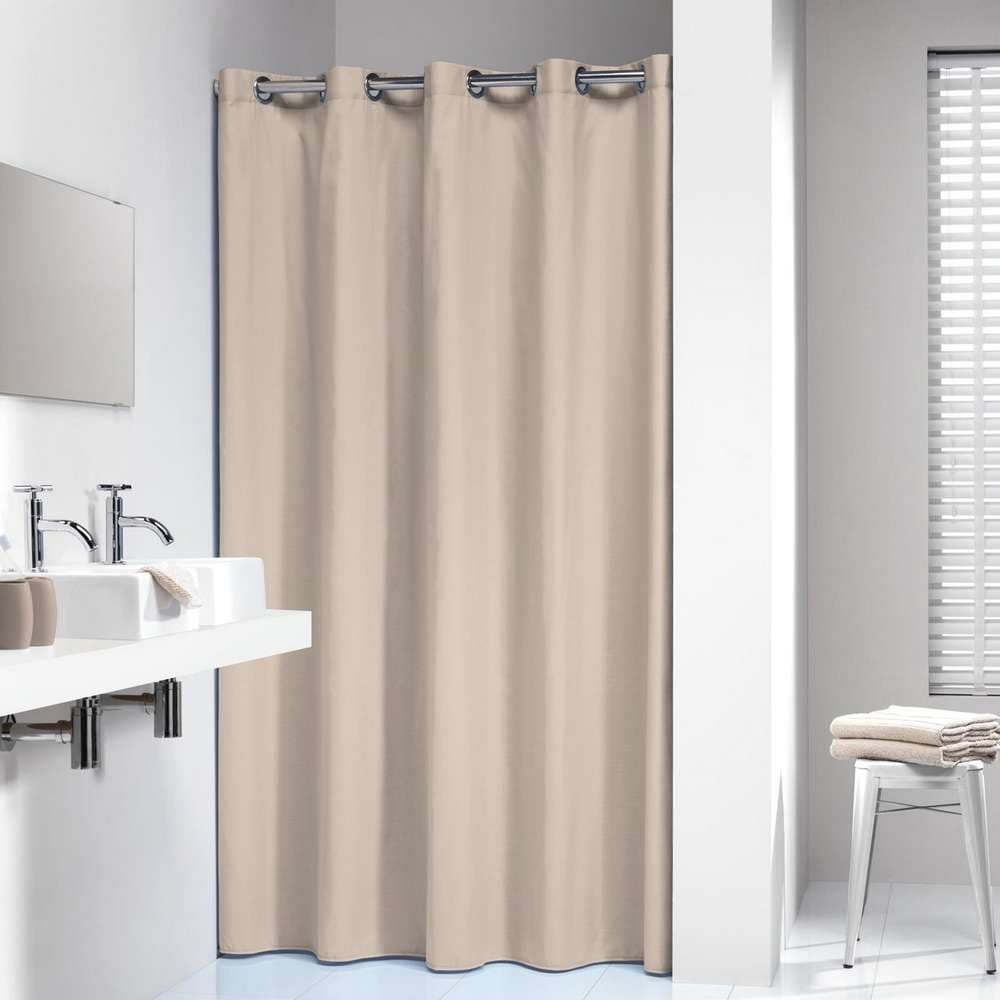 Κουρτίνα Μπάνιου Υφασμάτινη Sealskin Coloris 232211365 Εκρού 180x200cm