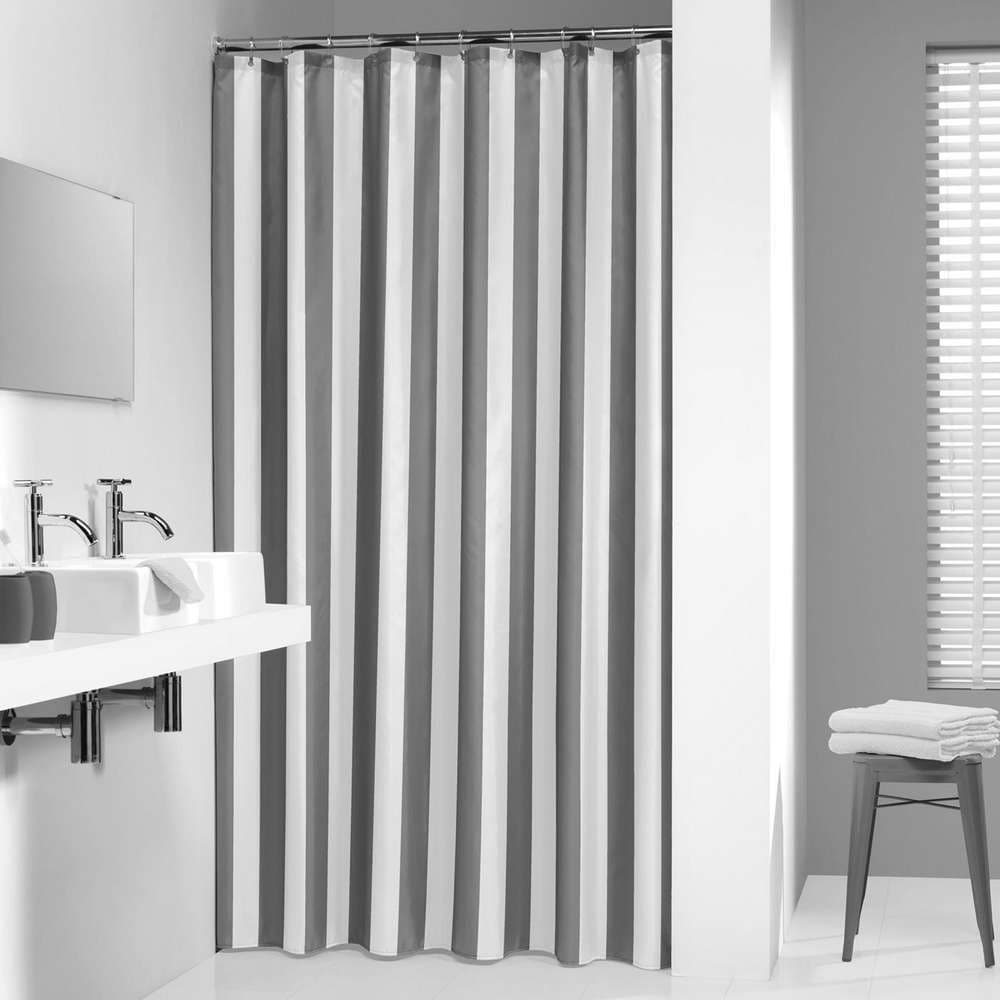 Κουρτίνα Μπάνιου Υφασμάτινη Sealskin Linje 233011314 Γκρι 180x200cm