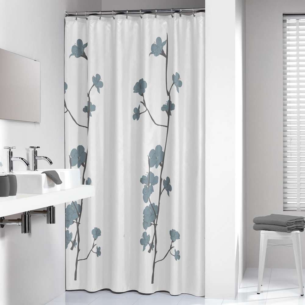 Κουρτίνα Μπάνιου Υφασμάτινη Sealskin Orchid 233031324 Μπλε 180x200cm