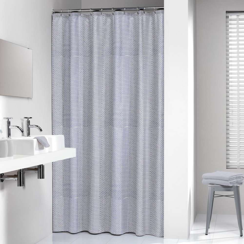 Κουρτίνα Μπάνιου Υφασμάτινη Sealskin Wave 233711324 Μπλε 180x200cm