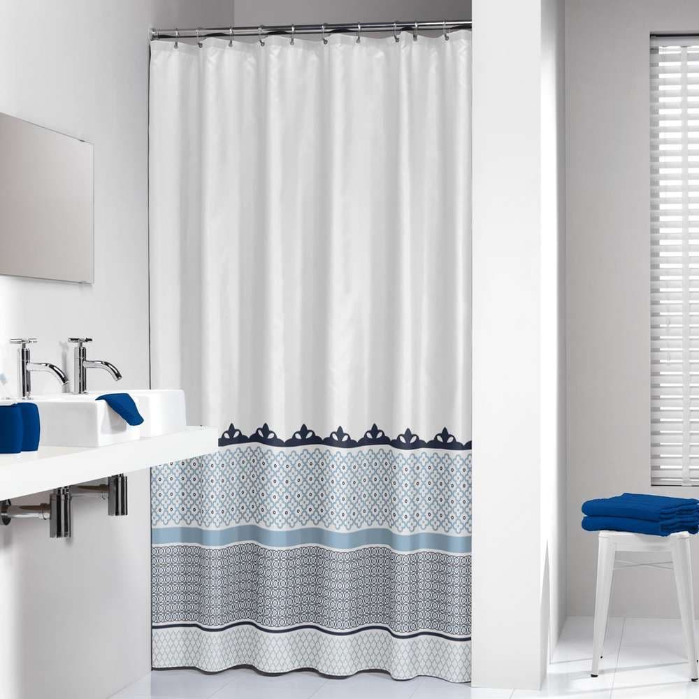 Κουρτίνα Μπάνιου Υφασμάτινη Sealskin Marrakech 235281324 Μπλε 180x200cm
