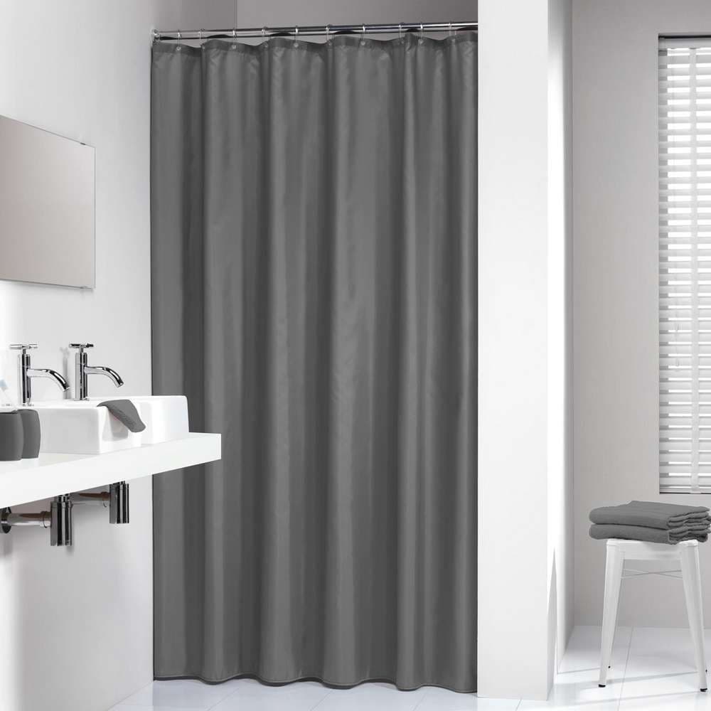 Κουρτίνα Μπάνιου Υφασμάτινη Sealskin Madeira 238501514 Γκρι 240x200cm
