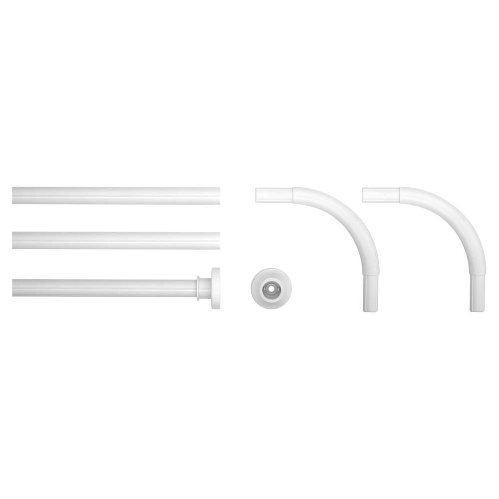 Βραχίονας Μπάνιου Γωνιακός Sealskin 275559010 Λευκό 170x80cm Ø20mm