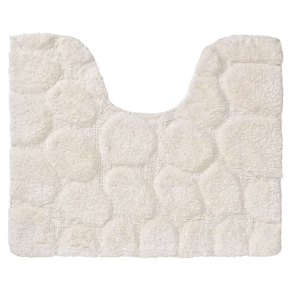 Πατάκι Λεκάνης Sealskin Pebbles 294416410 Ivory 50x60cm