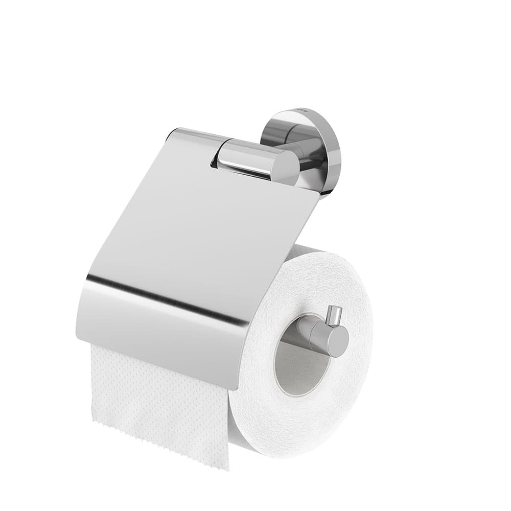 Χαρτοθήκη με καπάκι Tiger Boston 309130346 Inox γυαλιστερό 13,7x6,3x14cm