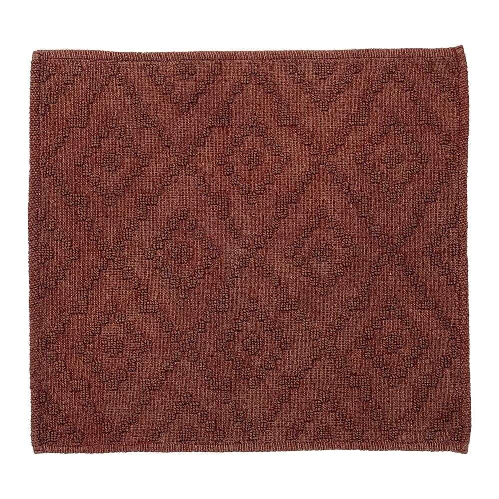 Πατάκι Μπάνιου Sealskin Aztec 800100 Σκούρο Ροζ 60x60cm