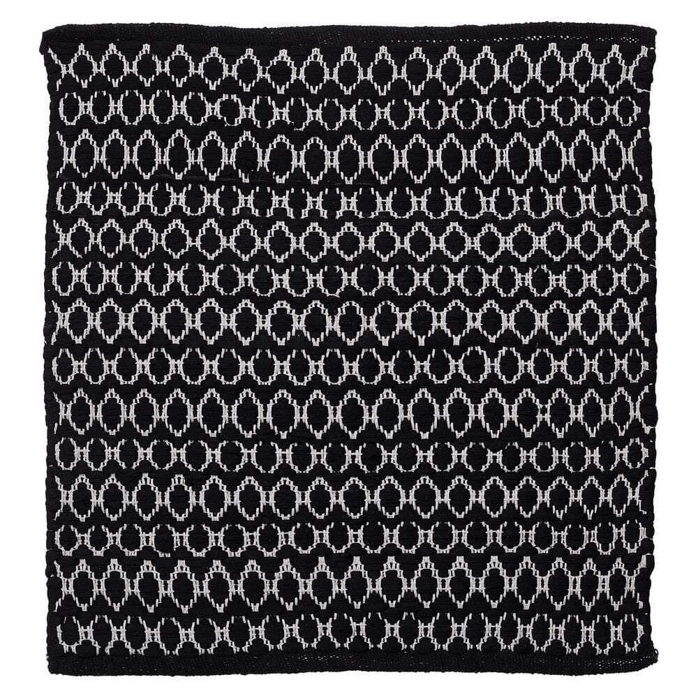 Πατάκι Μπάνιου Sealskin Boho 800102 Μαύρο 60x60cm