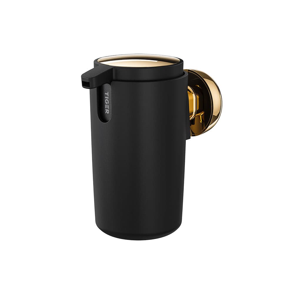 Ντισπένσερ Επιτοίχιο Tiger Cooper 800564 Μαύρο Χρυσό Γυαλιστερό 175ml