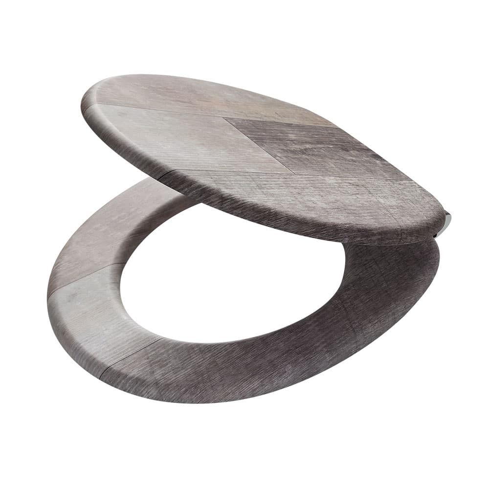 Κάλυμμα Λεκάνης Tiger Old Wood 800611 Ξύλο 37,7x45,9x5,5cm