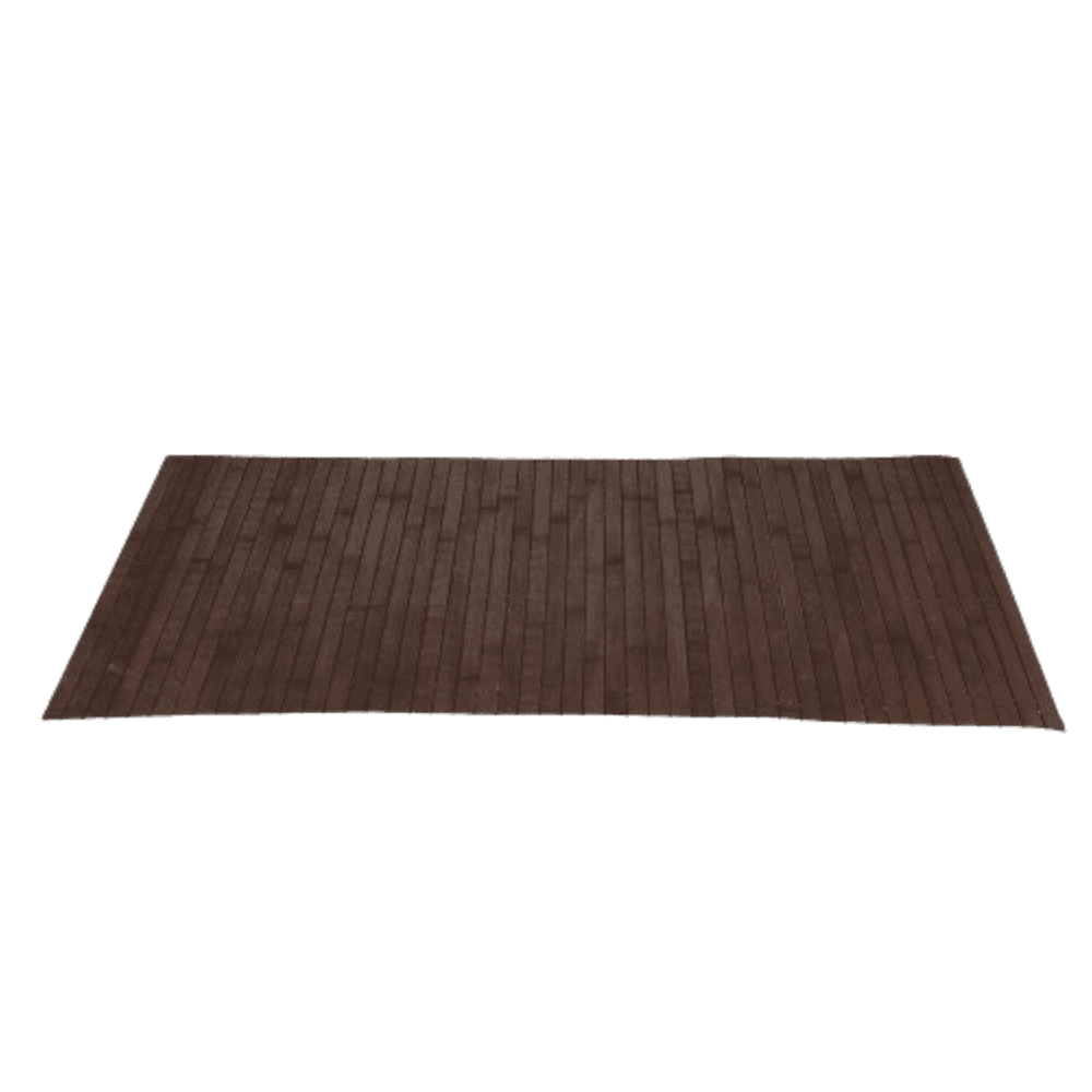 Πατάκι Μπάνιου MRShome DF-0044003 από Bamboo Σκούρο Καφέ 50x80cm