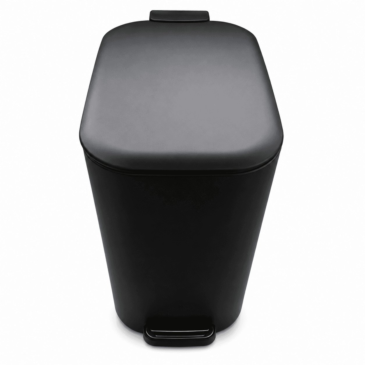 Κάδος MRShome DS-8849000 Soft Close Μεταλλικός 20lt Μαύρος Ματ 23x38x37,5cm