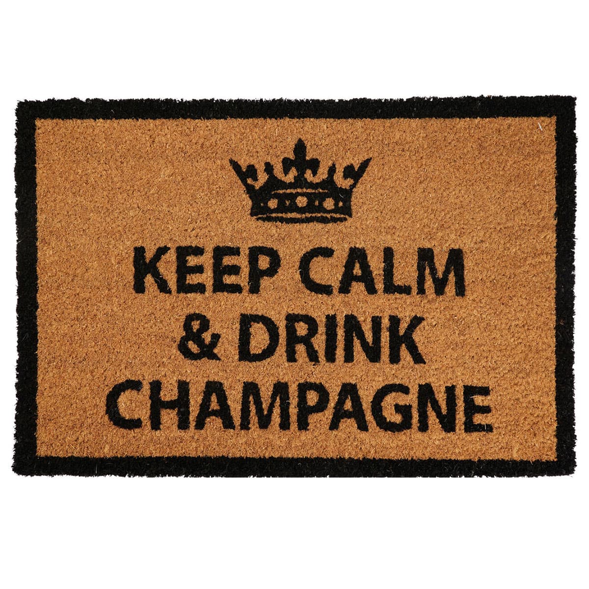 Πατάκι Εισόδου MRShome DF-0007003 «KEEP CALM & DRINK CHAMPAGNE» 40x60cm