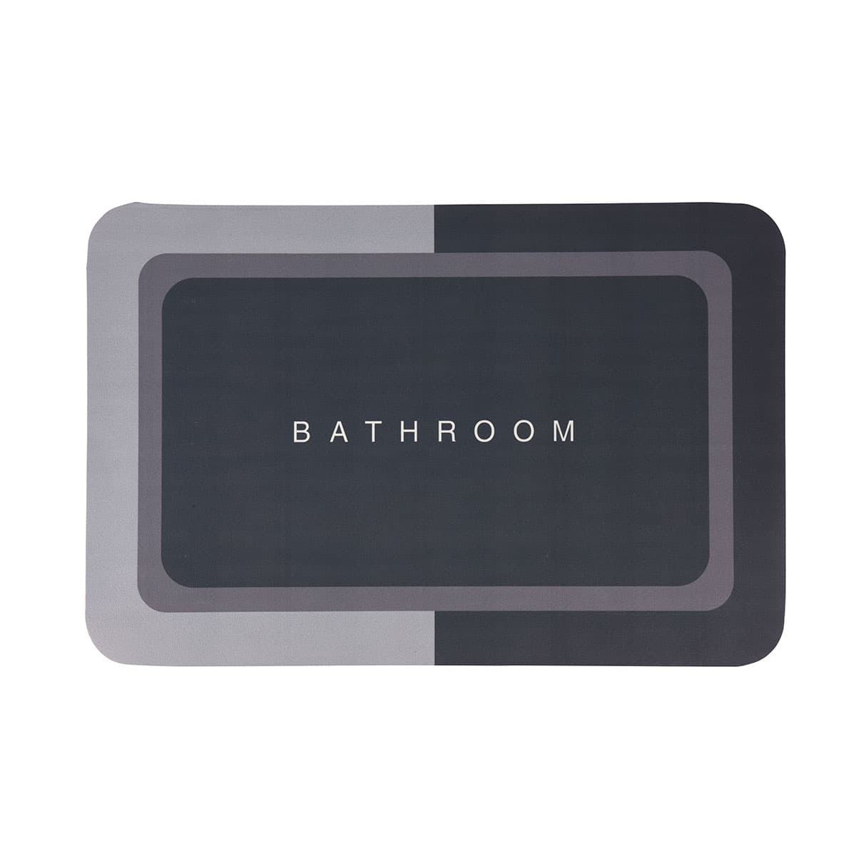 Πατάκι Μπάνιου MRShome DF-0022000 Polyester Γκρι 40x60cm